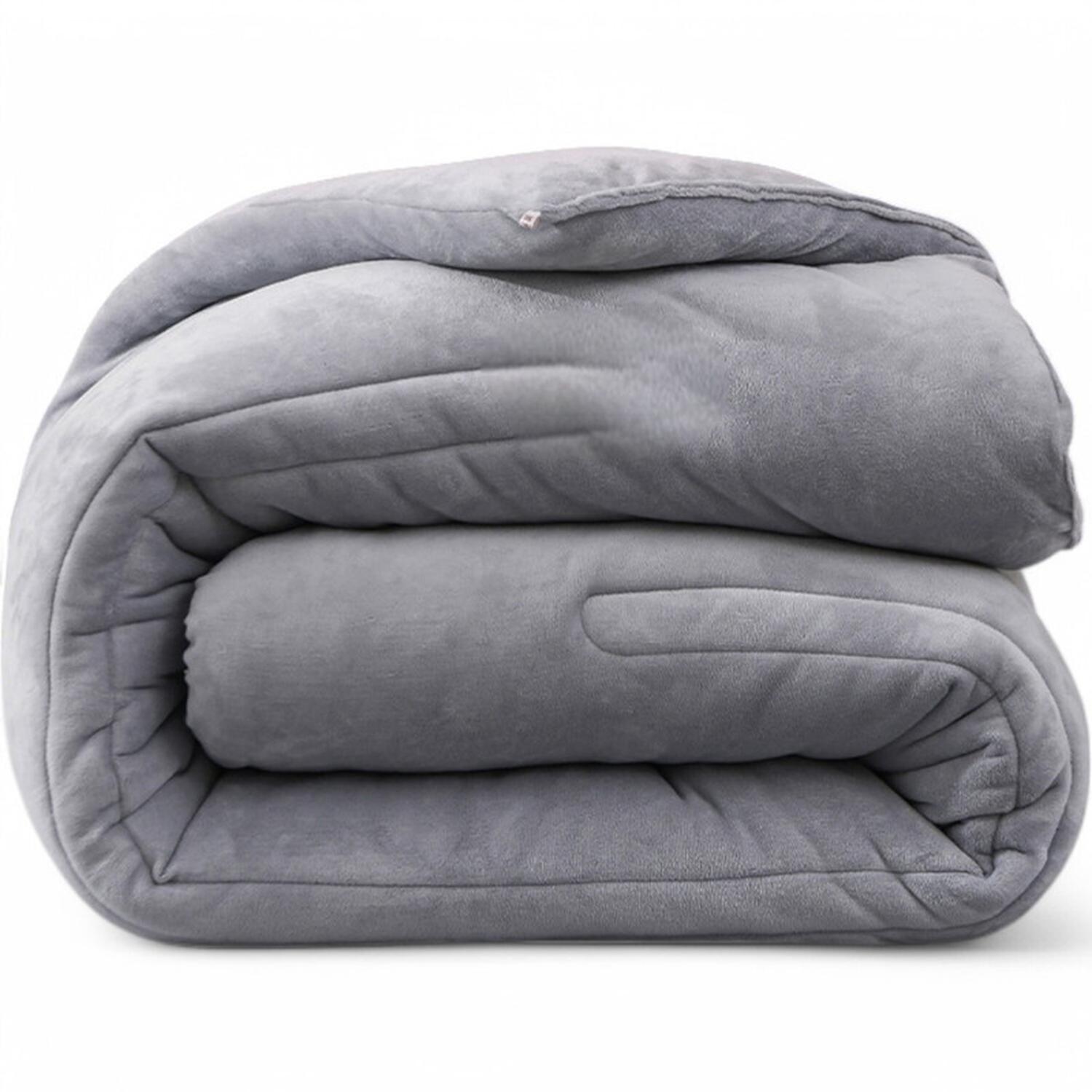 PLUMON PLUSH LISO CON CHIPORRO 2 PLAZAS + 2 FUNDAS ALMOHADA TAMAÑO 2 PLAZAS DISEÑO RS 30 - 2