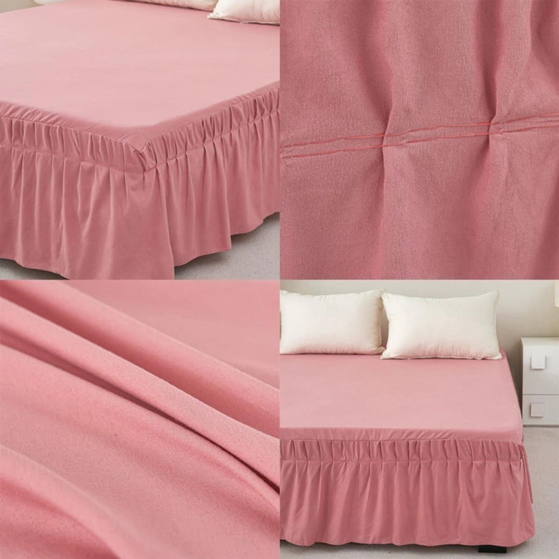 FALDON SUPER KING PARA CAMA ELASTICADOS 200X200CM TAMAÑO SUPER KING LISA - 3