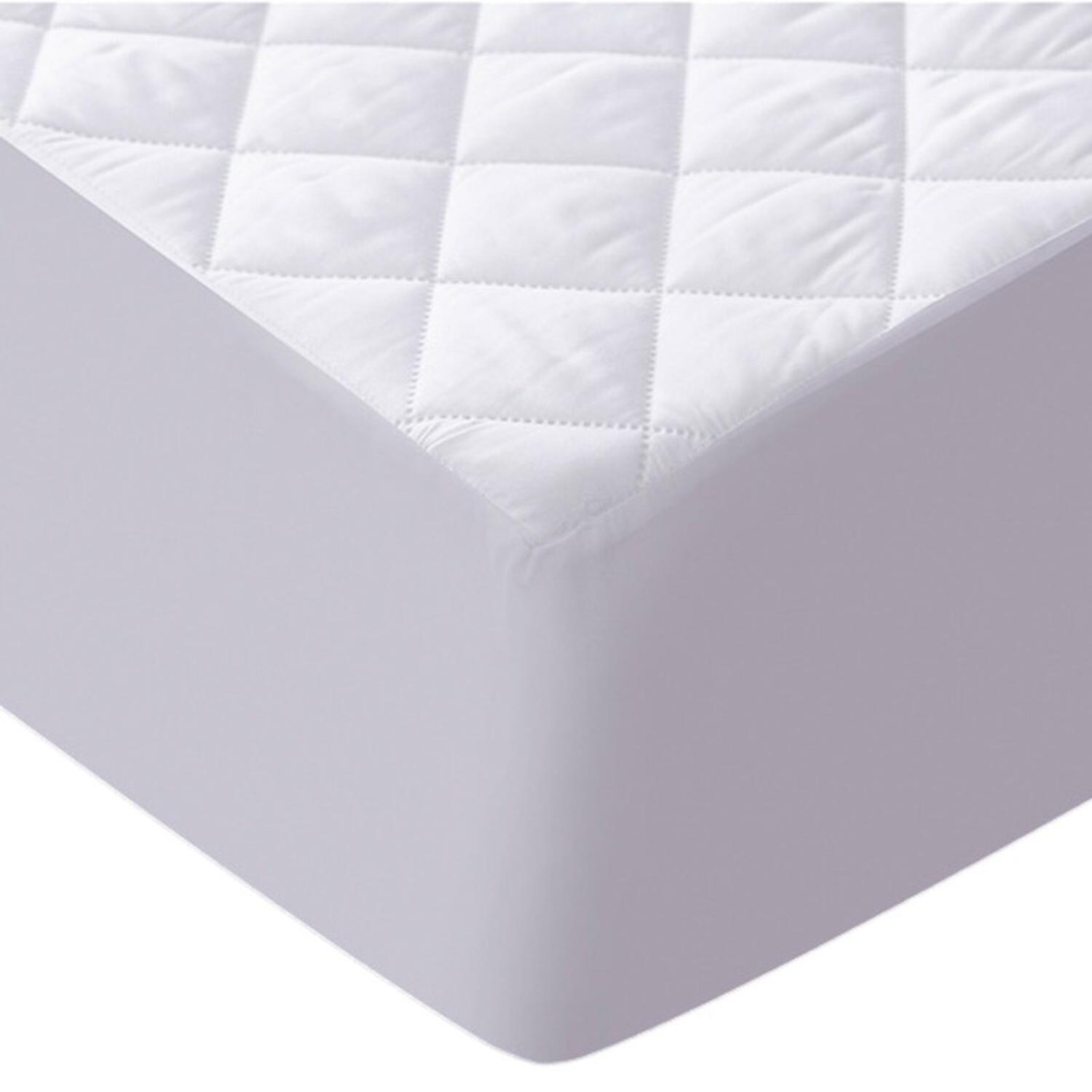 CUBRE COLCHON PROTECTOR DE 2 PLAZAS + 2 FUNDAS DE ALMOHADA TAMAÑO 2 PLAZAS - 5