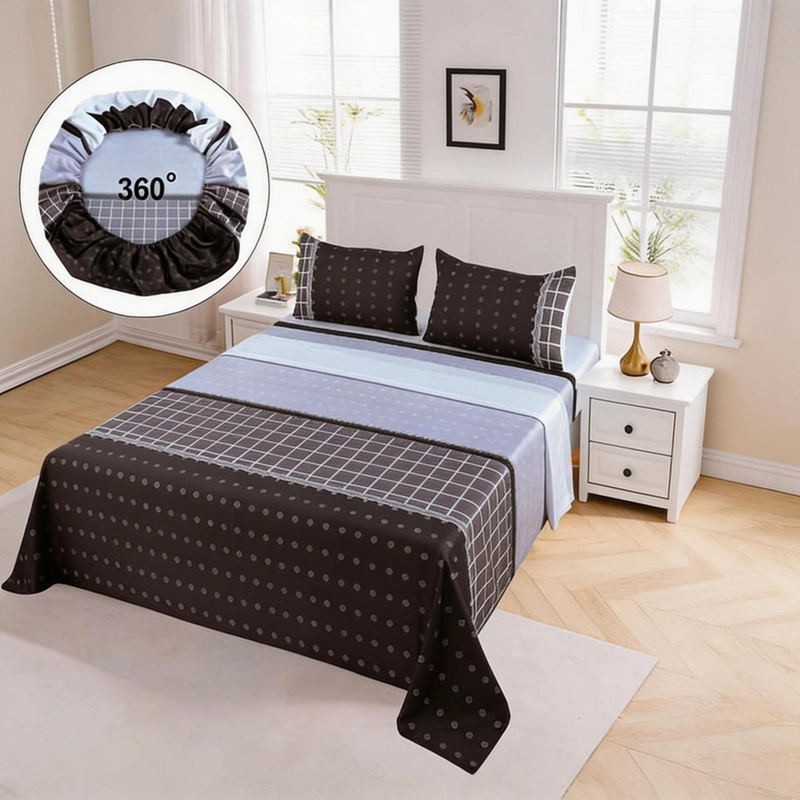 JUEGO DE SABANAS GENERICAS DE 1.5 PLAZAS + 1 FUNDA DE ALMOHADA TAMAÑO 1.5 PLAZAS - 1