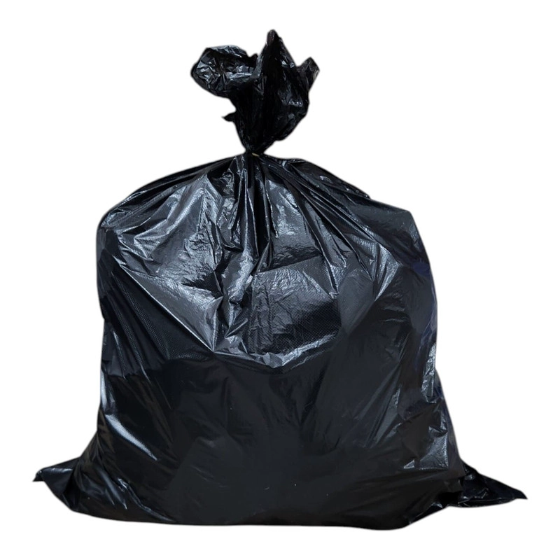 PACK 50 BOLSAS DE BASURA ASEO GRANDE 80X100CM COLOR NEGRO - 2