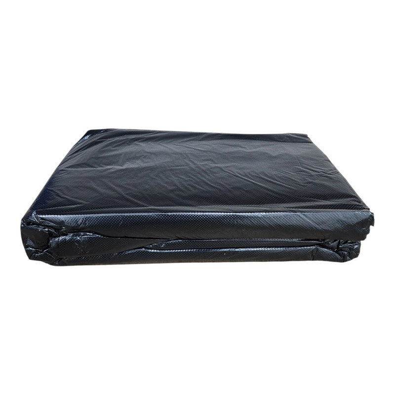 PACK 50 BOLSAS DE BASURA ASEO GRANDE 80X100CM COLOR NEGRO - 7