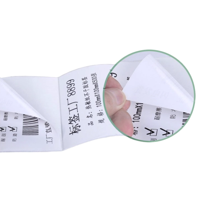 ETIQUETAS TE RMICAS AUTOADHESIVAS ROLLO DE 100X150MM 500 UNIDADES COLOR BLANCO MATE - 10