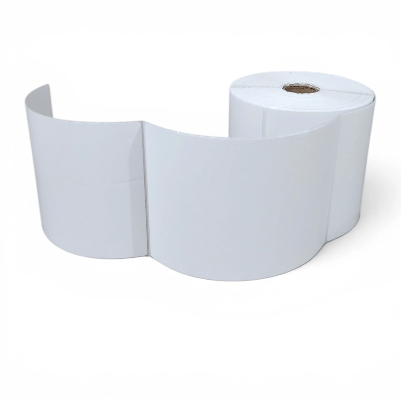 ETIQUETAS TE RMICAS AUTOADHESIVAS ROLLO DE 100X150MM 500 UNIDADES COLOR BLANCO MATE - 5