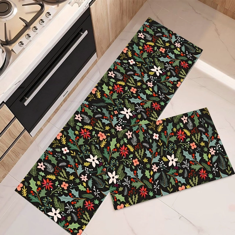 SET 2 ALFOMBRA DE GOMA PARA COCINA PISO ENTRADA ANTIDESLIZANTE - 1