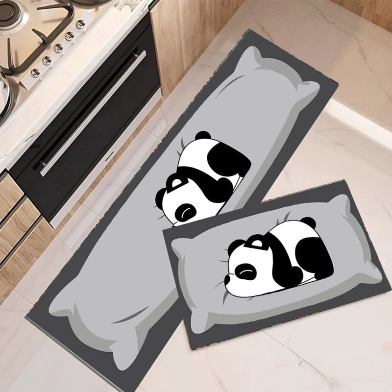 SET 2 ALFOMBRA DE GOMA PARA COCINA PISO ENTRADA ANTIDESLIZANTE - 1