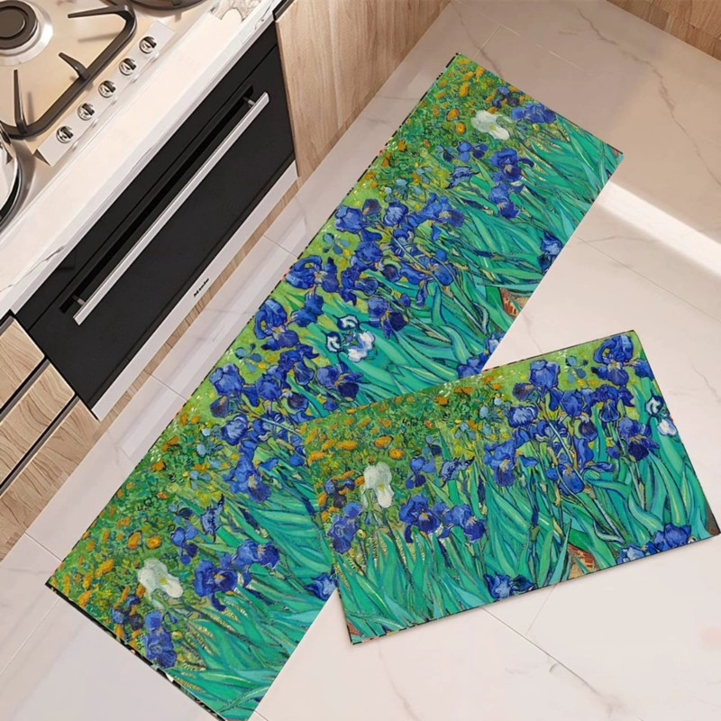 SET 2 ALFOMBRA DE GOMA PARA COCINA PISO ENTRADA ANTIDESLIZANTE - 1