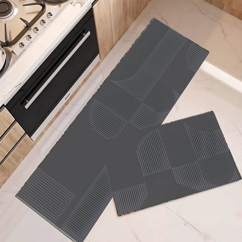 SET 2 ALFOMBRA DE GOMA PARA COCINA PISO ENTRADA ANTIDESLIZANTE - 1