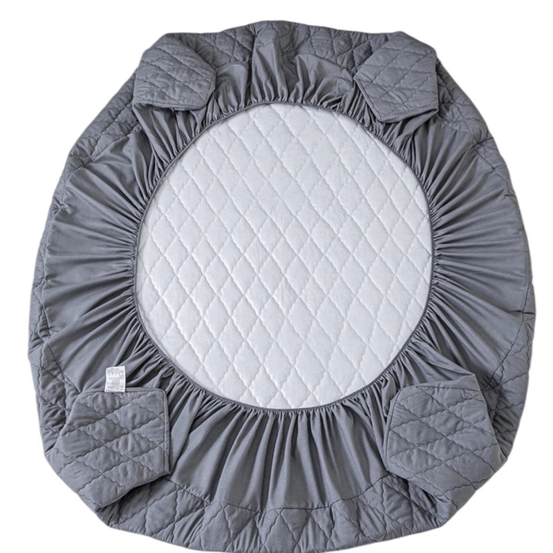 Funda Cubre Colchó Impermeable Super King + 2 Funda Almohada Medida 200x200cm GRIS - 2