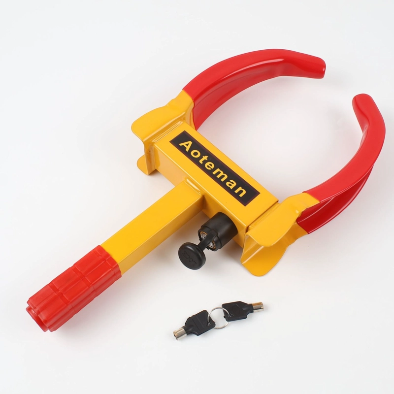 TRABA RUEDAS UNIVERSAL PITBULL CANDADO AJUSTABLE AUTO MOTO ANTIRROBO - 1