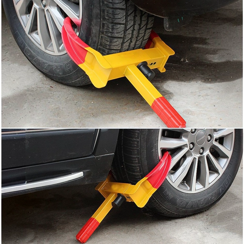 TRABA RUEDAS UNIVERSAL PITBULL CANDADO AJUSTABLE AUTO MOTO ANTIRROBO - 5