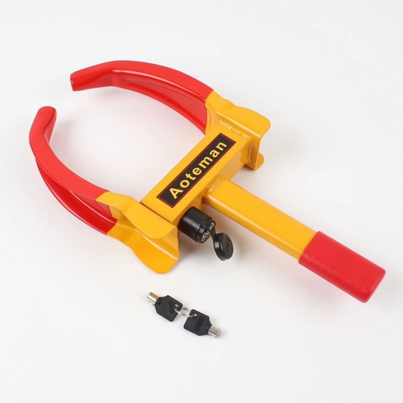 TRABA RUEDAS UNIVERSAL PITBULL CANDADO AJUSTABLE AUTO MOTO ANTIRROBO - 6