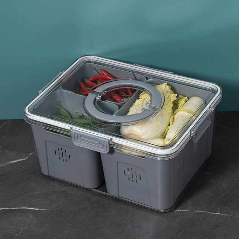 TUPPER ORGANIZADOR DE ALIMENTOS TAPER CONTENEDOR ACRILICO - 1