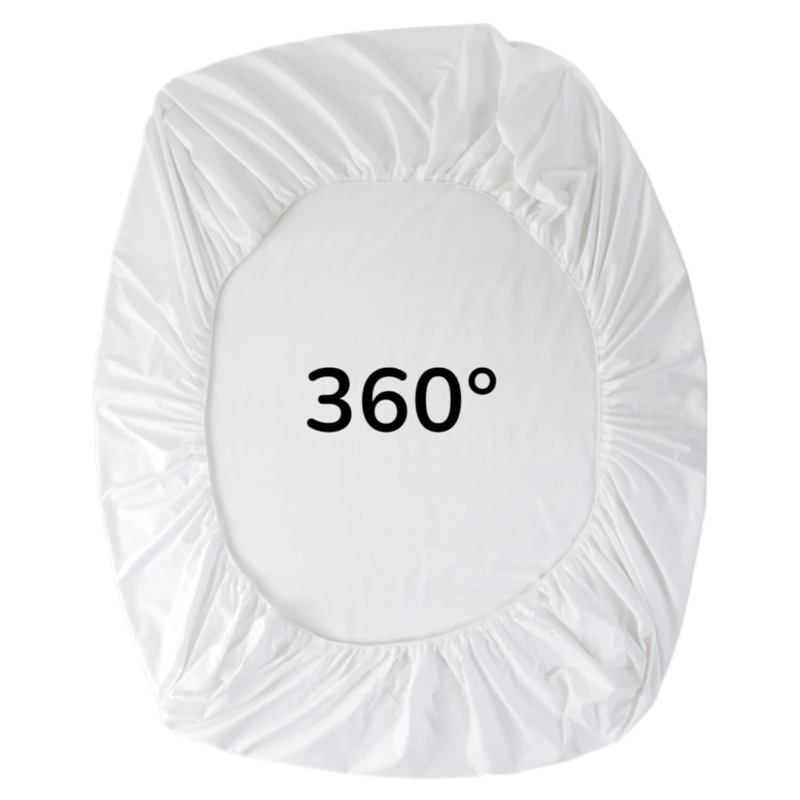 JUEGO DE SABANAS DE 1.5 PLAZAS 200 HILOS 80% ALGODON 20% POLIESTER ANTIPILLING + 1 FUNDA DE ALMOHADA - 3