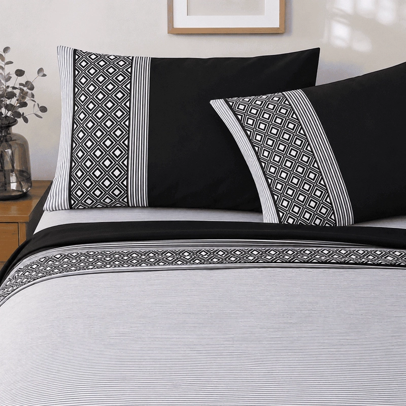 JUEGO DE SABANAS KING DE 200 HILOS 80% ALGODON 20% POLIESTER ANTIPILLING + 2 FUNDAS DE ALMOHADA - 2