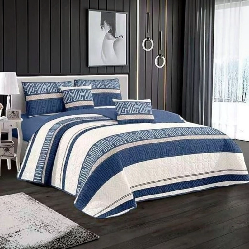 CUBRECAMA QUILT DE VERANO DE 1.5 PLAZAS MEDIDA 180X230CM DELGADO + 1 FUNDA DE ALMOHADA CMV15P-GS-10 - 1