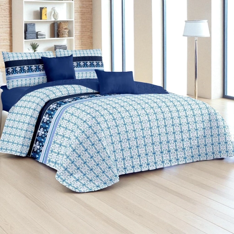 CUBRECAMA QUILT DE VERANO DE 1.5 PLAZAS MEDIDA 180X230CM DELGADO + 1 FUNDA DE ALMOHADA CMV15P-GS-39 - 1