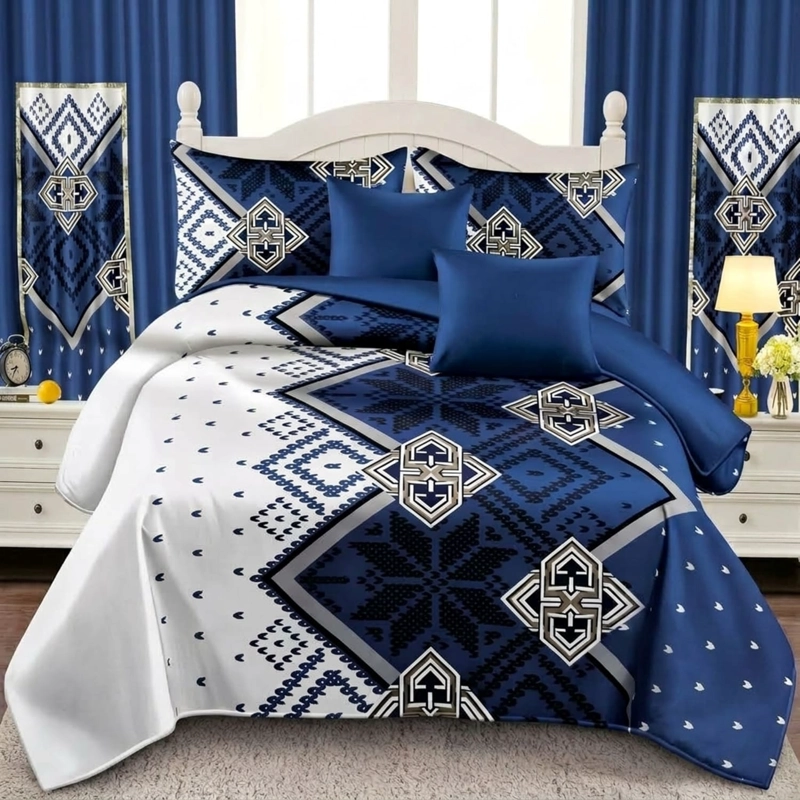 CUBRECAMA QUILT DE VERANO KING MEDIDA 250X270CM DELGADO + 2 FUNDAS DE ALMOHADA CMVKING-KD-26 - 1