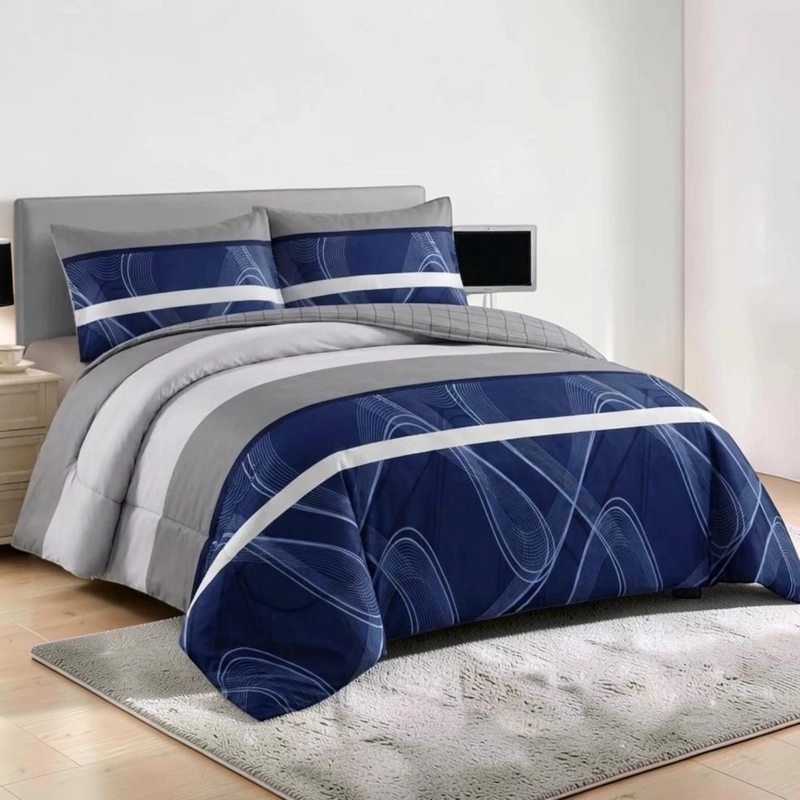 CUBRECAMA QUILT DE VERANO DE 2 PLAZAS MEDIDA 230X250CM DELGADO + 2 FUNDAS DE ALMOHADA - 1