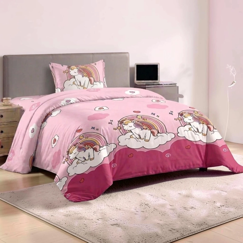 CUBRECAMA QUILT DE VERANO DE 1.5 PLAZAS MEDIDA 180X230CM DELGADO + 1 FUNDA DE ALMOHADA - 1