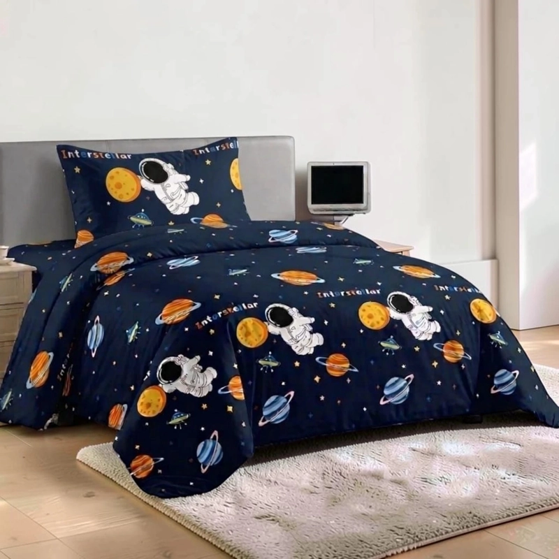 CUBRECAMA QUILT DE VERANO DE 1.5 PLAZAS MEDIDA 180X230CM DELGADO + 1 FUNDA DE ALMOHADA - 1