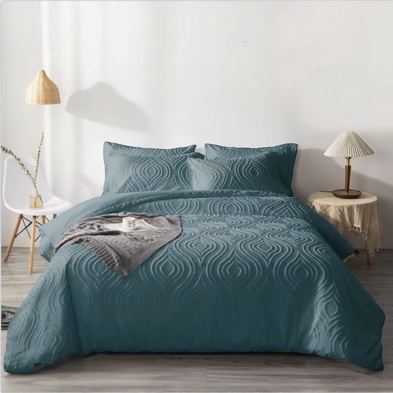 CUBRECAMA DE VERANO SEMIACOLCHADO QUILT TEXTURIZADO 180X230CM + 1 FUNDA DE ALMOHADA CMAC15P-TF-14 - 1