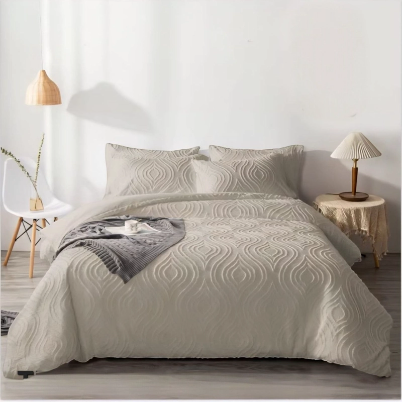 CUBRECAMA DE VERANO SEMIACOLCHADO QUILT TEXTURIZADO 230X250CM + 2 FUNDAS DE ALMOHADA CMAC2P-TF-13 - 1