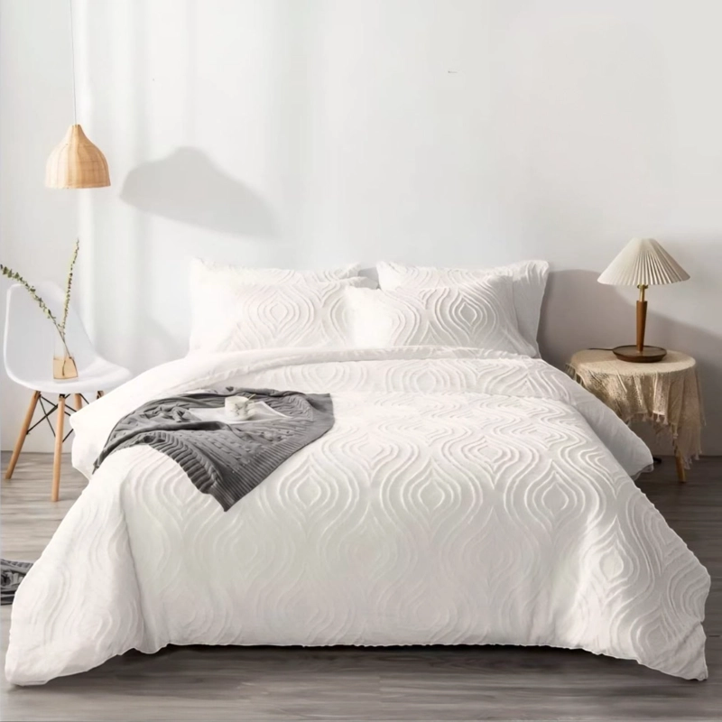CUBRECAMA DE VERANO SEMIACOLCHADO QUILT TEXTURIZADO 230X250CM + 2 FUNDAS DE ALMOHADA CMAC2P-TF-12 - 1