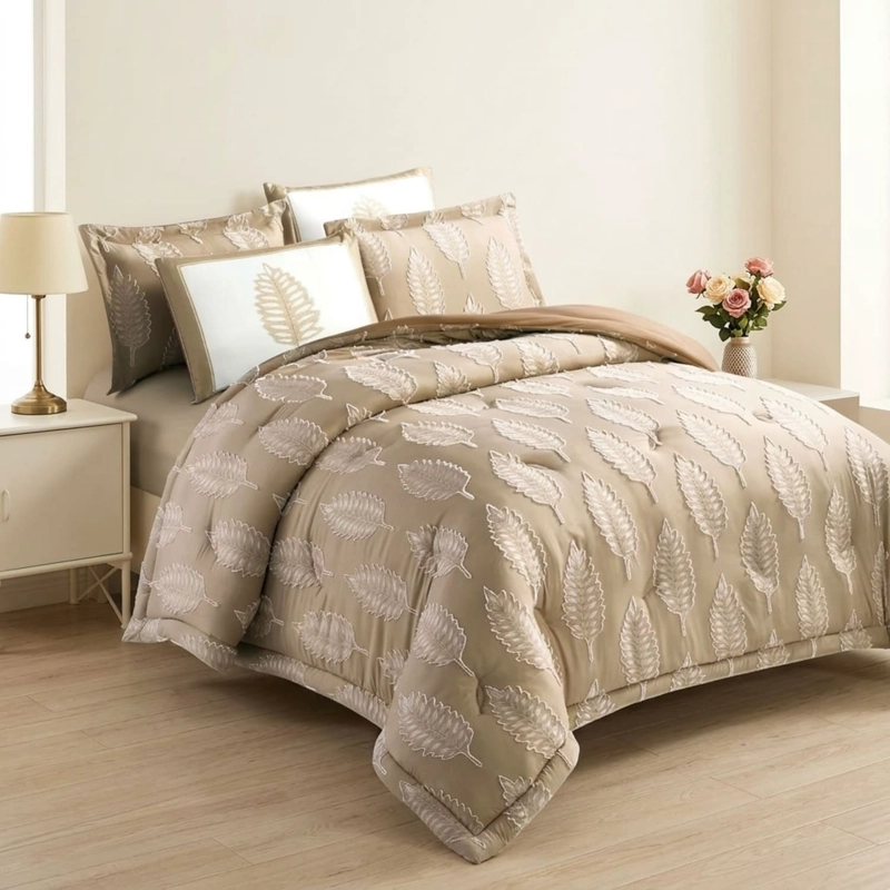 CUBRECAMA DE VERANO SEMIACOLCHADO QUILT TEXTURIZADO 250X270CM + 2 FUNDAS DE ALMOHADA CMACKING-TF-28 - 1