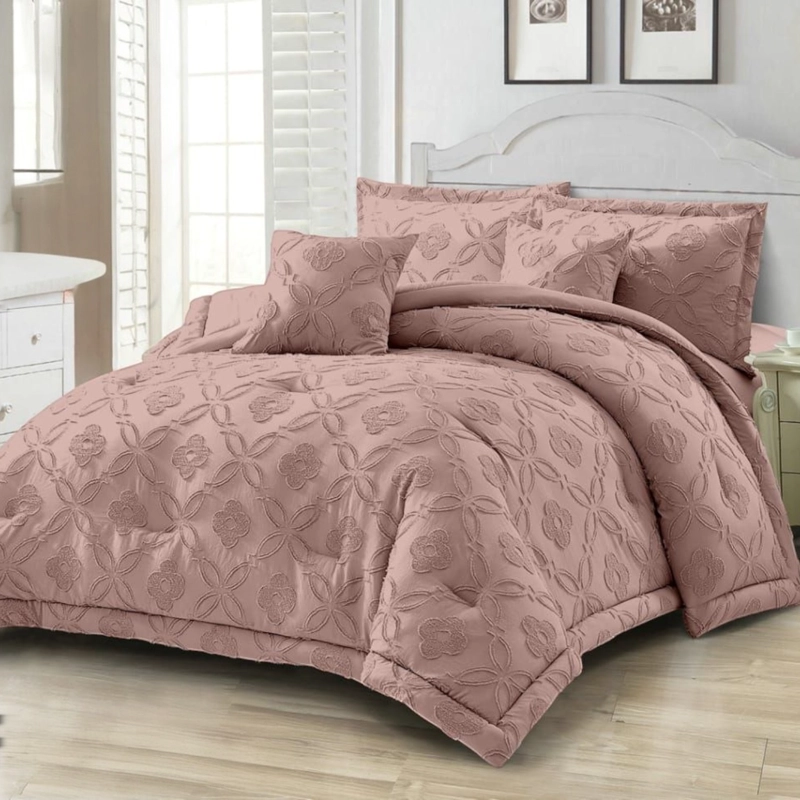 CUBRECAMA DE VERANO SEMIACOLCHADO QUILT TEXTURIZADO 180X230CM + 1 FUNDA DE ALMOHADA CMAC15P-TF-20 - 1