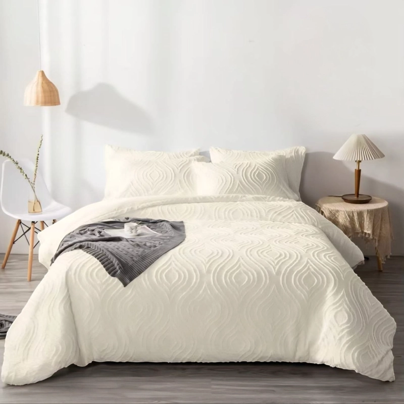 CUBRECAMA DE VERANO SEMIACOLCHADO QUILT TEXTURIZADO 230X250CM + 2 FUNDAS DE ALMOHADA CMAC2P-TF-16 - 1