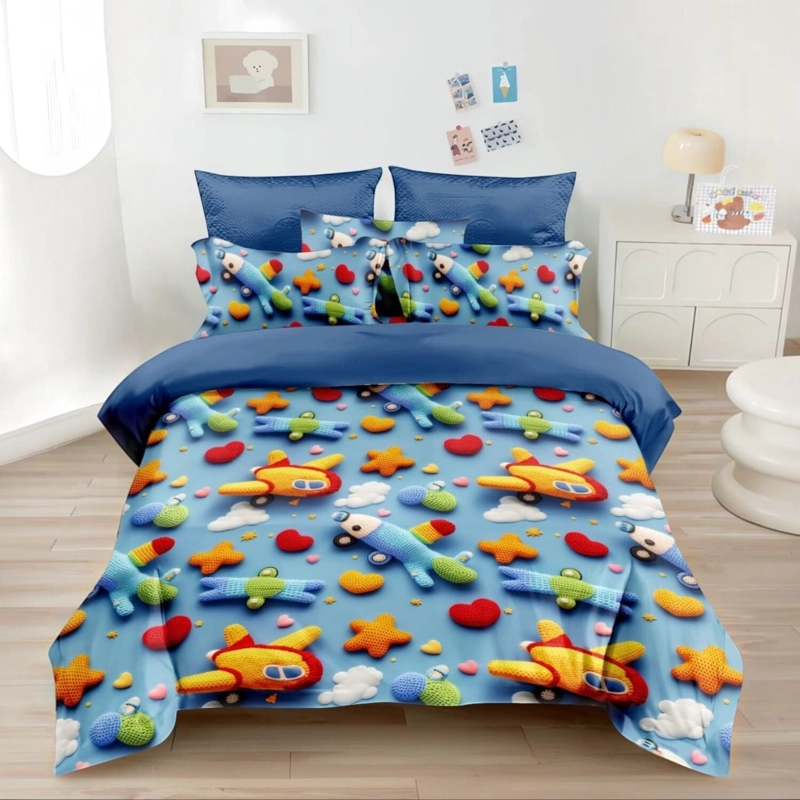 QUILT CUBRECAMA DE VERANO ESTAMPADO 180X230CM + 1 FUNDA DE ALMOHADA CM3D15P-TF-10 - 1