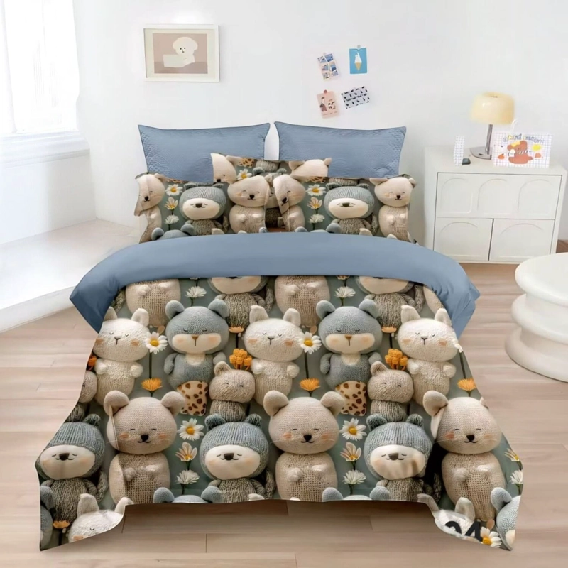 QUILT CUBRECAMA DE VERANO ESTAMPADO 180X230CM + 1 FUNDA DE ALMOHADA CM3D15P-TF-14 - 1