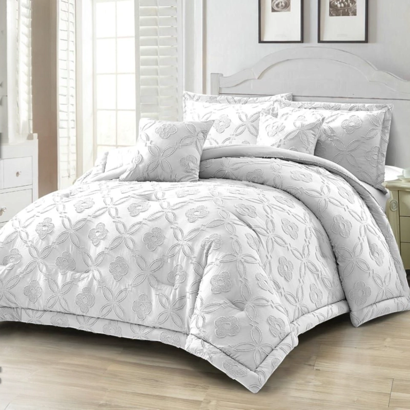 CUBRECAMA DE VERANO SEMIACOLCHADO QUILT TEXTURIZADO 180X230CM + 1 FUNDA DE ALMOHADA CMAC15P-TF-21 - 1