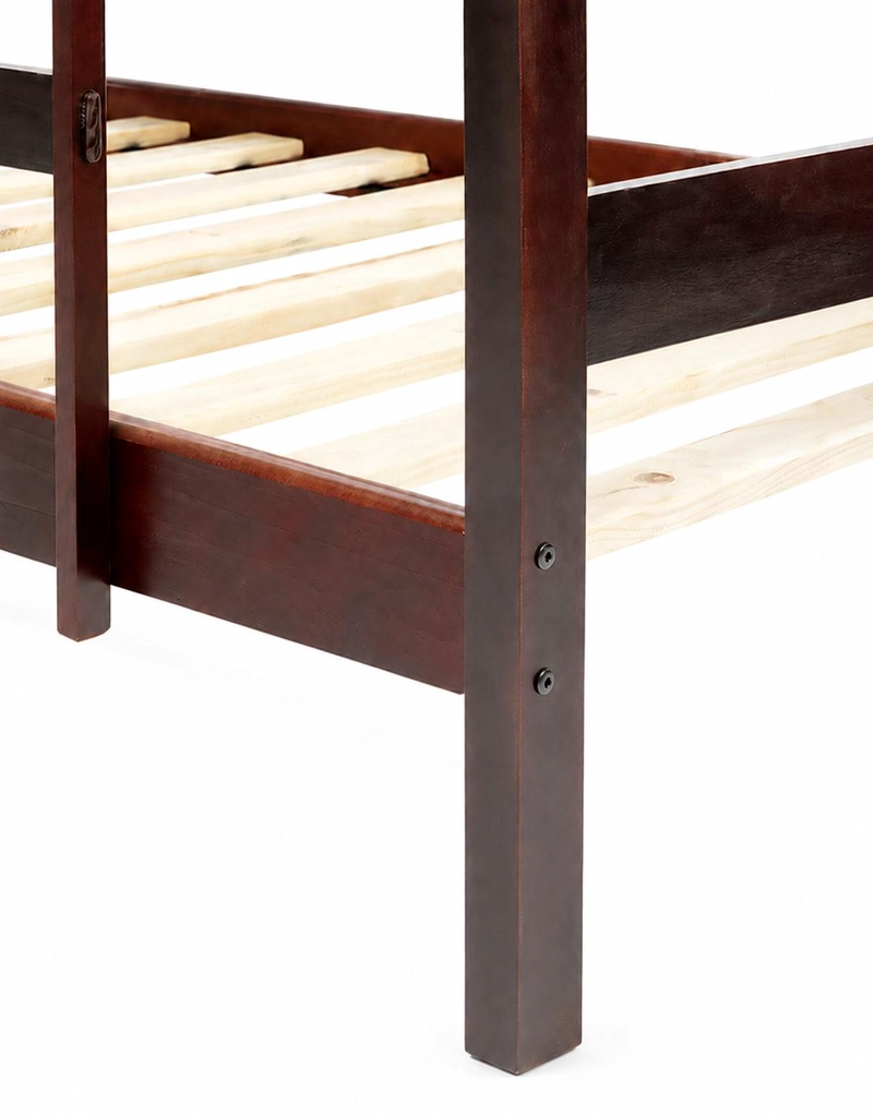 CAMAROTE INCAL MADERA LANIN DESMONTABLE 1 PLAZA CAOBA - 6