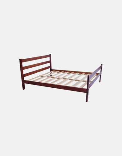 CAMA INCAL LANIN 2 PLAZAS CAOBA - 3