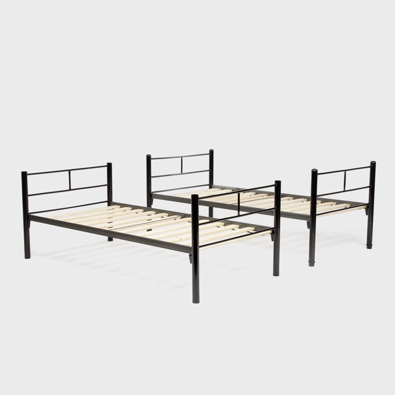 CAMAROTE INCAL METALICO ACUARELA DESMONTABLE 1.5 PLAZAS ACERO NEGRO - 6