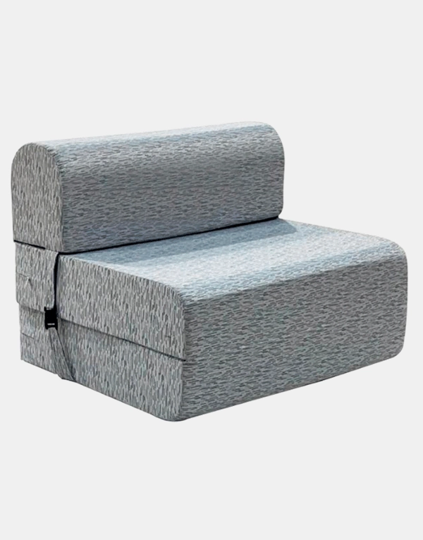SILLÓN INCAL GRIS SOFA CAMA 105 CM BROCATO DENSIDAD 18 - 1