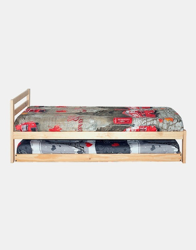 CAMA NIDO INCAL EN MADERA NATURAL 1.5 PLAZAS CAMEL - 2