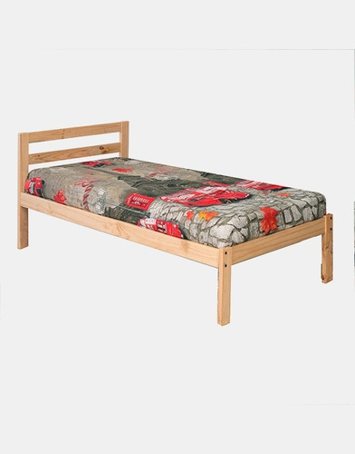 CAMA NIDO INCAL EN MADERA NATURAL 1.5 PLAZAS CAMEL - 4