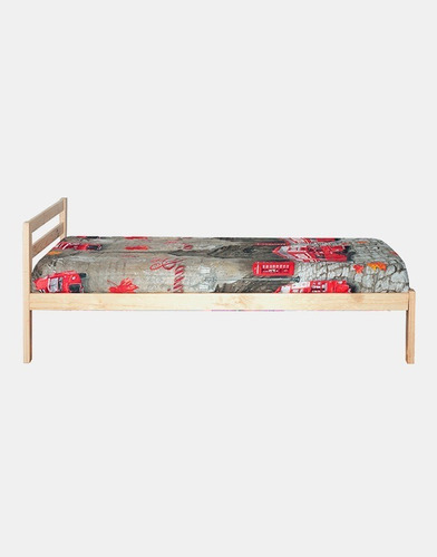 CAMA NIDO INCAL EN MADERA NATURAL 1.5 PLAZAS CAMEL - 5