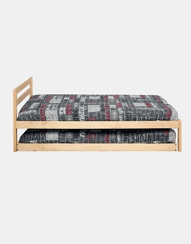 CAMA NIDO INCAL EN MADERA NATURAL 1 PLAZA CAMEL - 3