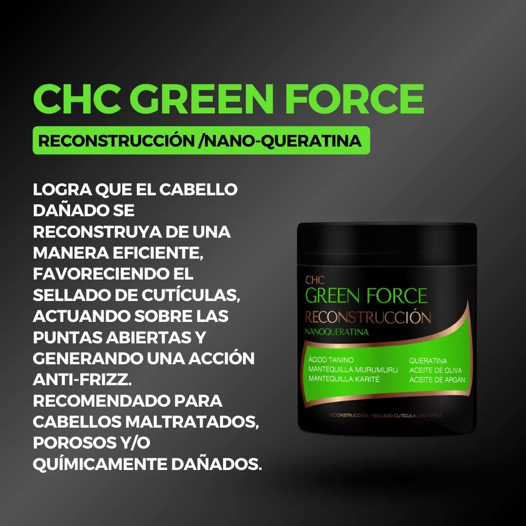 MASCARILLA CAPILAR CHRISTIAN CEA BOTOX RECUPERACIÓN GREEN FORCE 500GR - 2