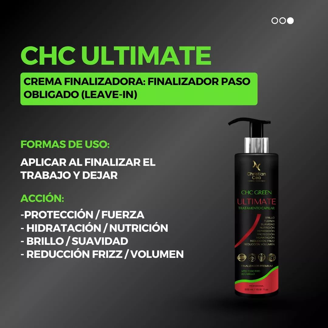 CREMA CAPILAR CHRISTIAN CEA FINALIZADOR PROTECTOR GREEN ULTIMATE 500 ML - 3