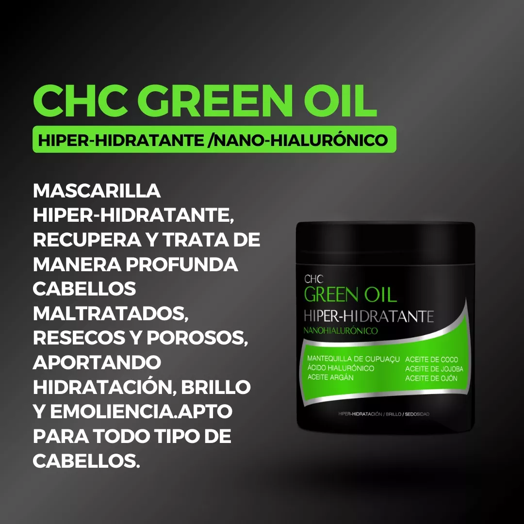 MASCARILLA CAPILAR CHRISTIAN CEA BOTOX HIPER HIDRATANTE GREEN OIL 500GR - 2