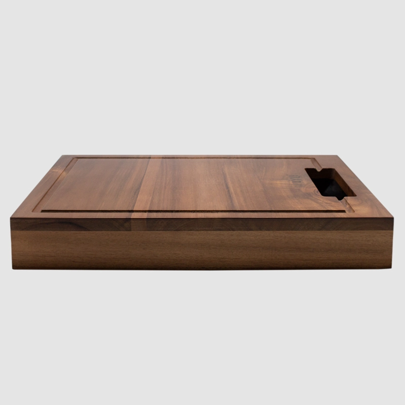 TABLA MADERA BOWL ACERO WAYU - 1