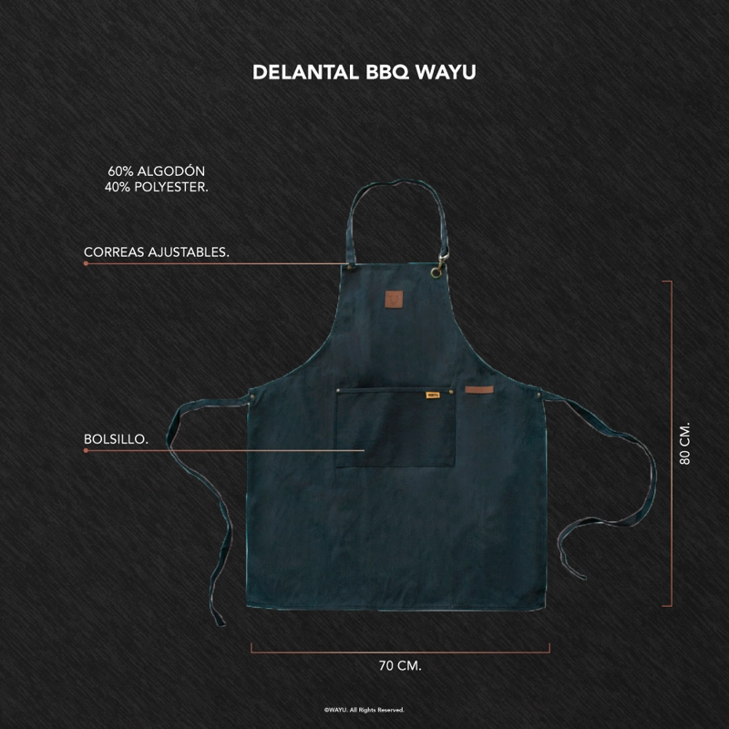 DELANTAL BBQ WAYU - 2
