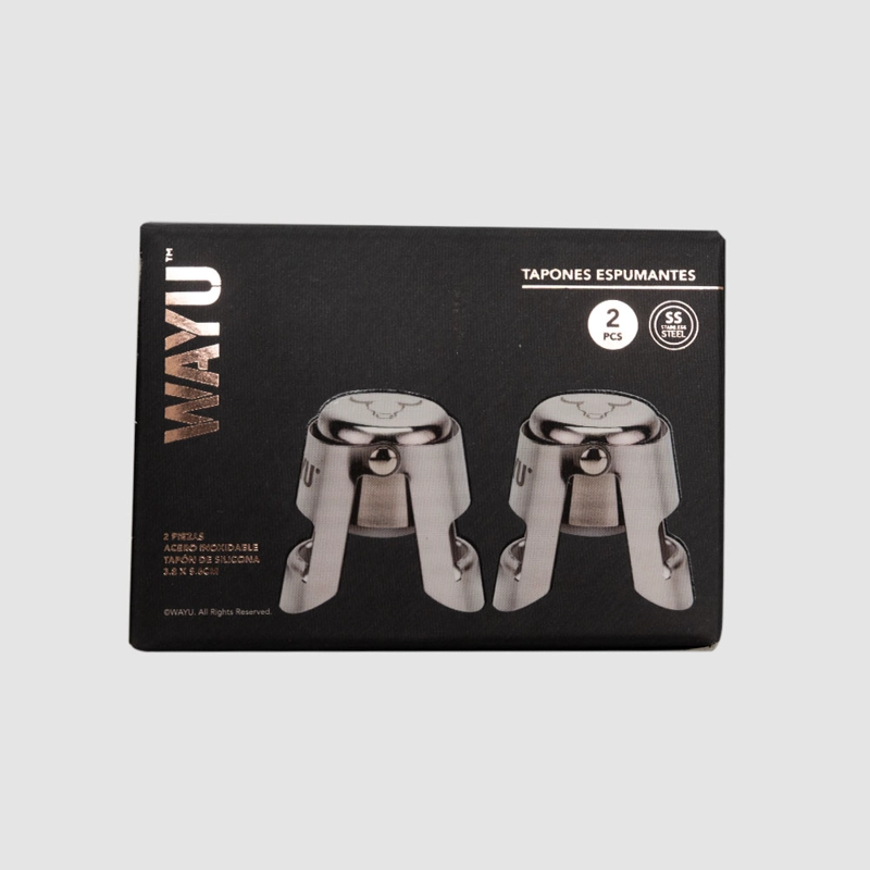 SET 2 TAPONES ESPUMANTE CHAMPAGNE WAYU - 4
