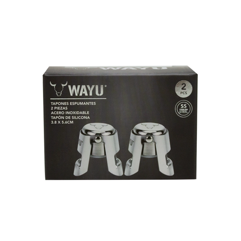 SET 2 TAPONES ESPUMANTE CHAMPAGNE WAYU - 6