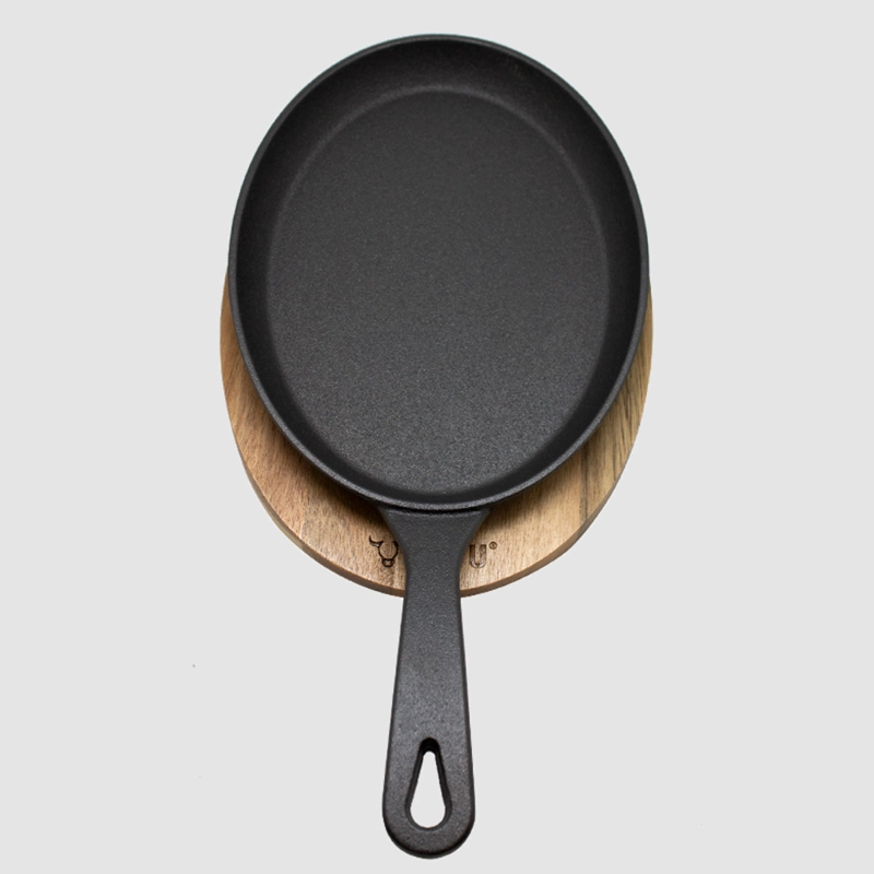 SARTEN IRON CAST BASE MADERA WAYU - 3